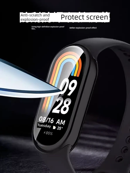 Xiaomi Bileklik 8/NFC Uyumlu Gümüş TPU Kordon - 6