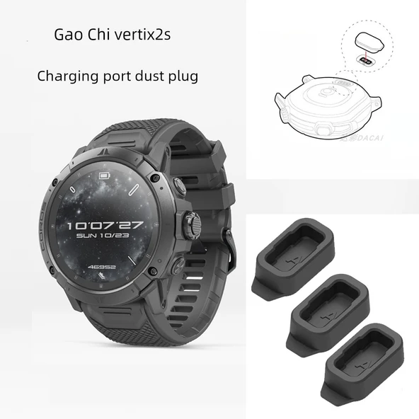Coros Apex Pro Şarj Portu Toz Tıkacı - 6