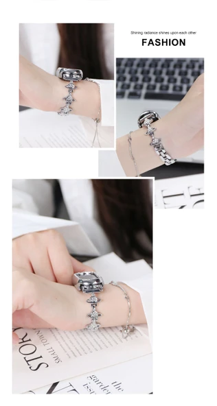 Huawei Bileklik 8/9/10 için Metal Saturn Kordon - Altın - Resim 10