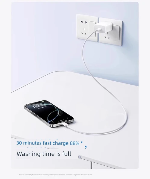 iPhone 8-14 için 45W PD Hızlı Şarj Lightning Kablosu - 1.5 Metre - 11