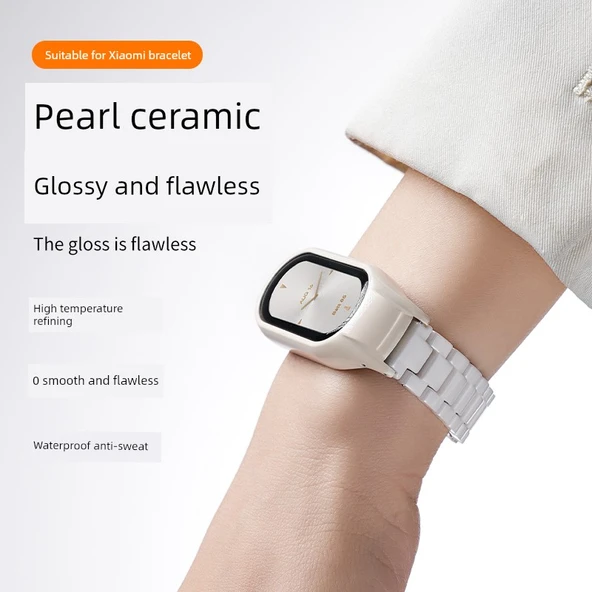 Xiaomi Mi Band 9 Seramik Kordon - Seramik Siyah (Özel Versiyon) - 3