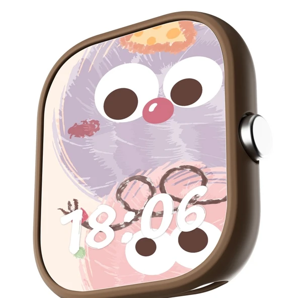 Redmi Watch 5 Uyumlu Kahverengi TPU Silikon Kılıf