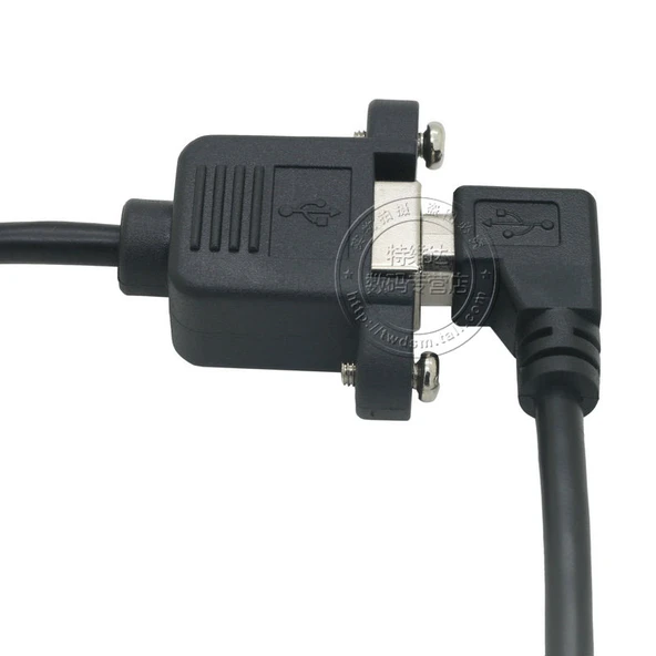 USB-B Yazıcı Uzatma Kablosu - 1.5m - Dirsek Başlık - 8