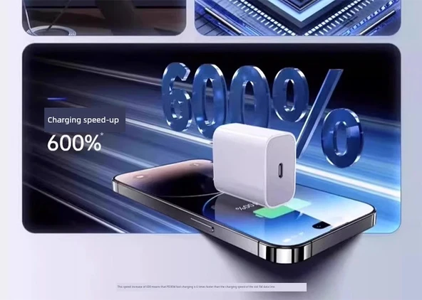 iPhone 8-14 için 45W PD Hızlı Şarj Lightning Kablosu - 1.5 Metre - 7