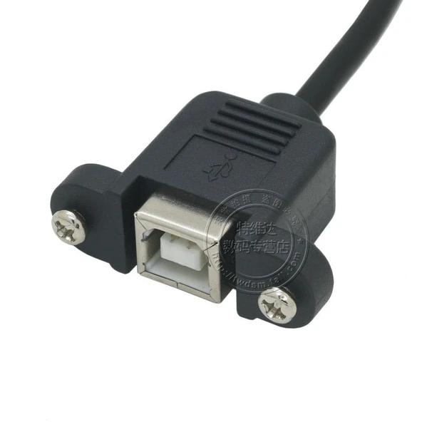 USB-B Yazıcı Uzatma Kablosu - 0.3m - Düz Başlık - 6