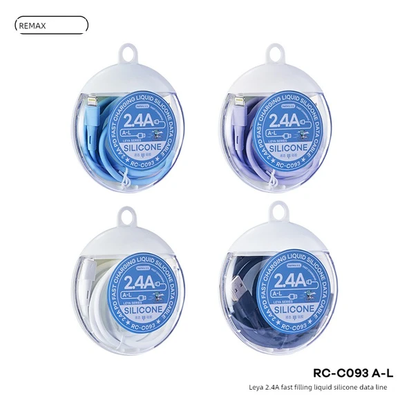 Leya RC-C093 Silikon Hızlı Şarj Data Kablosu - 1 Metre Gece Siyahı (Android/Micro) - 11