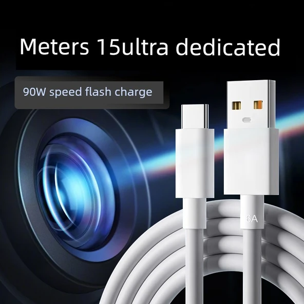 Xiaomi 15ultra 90W USB-A - Type-C Hızlı Şarj Data Kablosu - 2 Metre