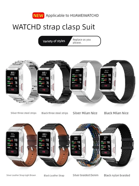 Huawei Watch D Siyah Milanese Kordon - 6