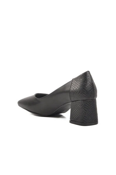 Ayakmod Siyah Kadın Topuklu Ayakkabı 312352 Z - 4