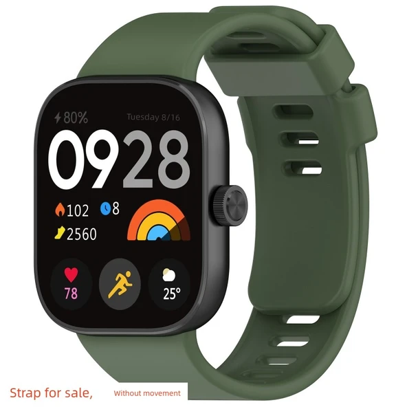 Redmi Watch 5 Silikon Kordon - Koyu Gece Yeşili