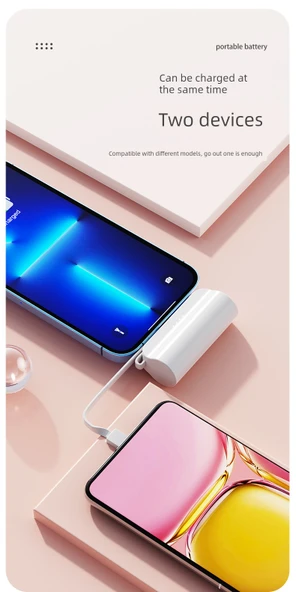 10000mAh Hızlı Şarj Taşınabilir Powerbank - Yeşil (Apple + Type-C/Huawei) - Resim 11