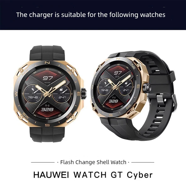Huawei Watch GT Cyber Kablosuz Şarj Aleti - Beyaz - 5