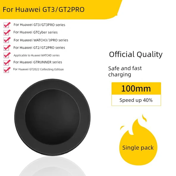 Huawei Watch GT Cyber Kablosuz Şarj Aleti - Siyah