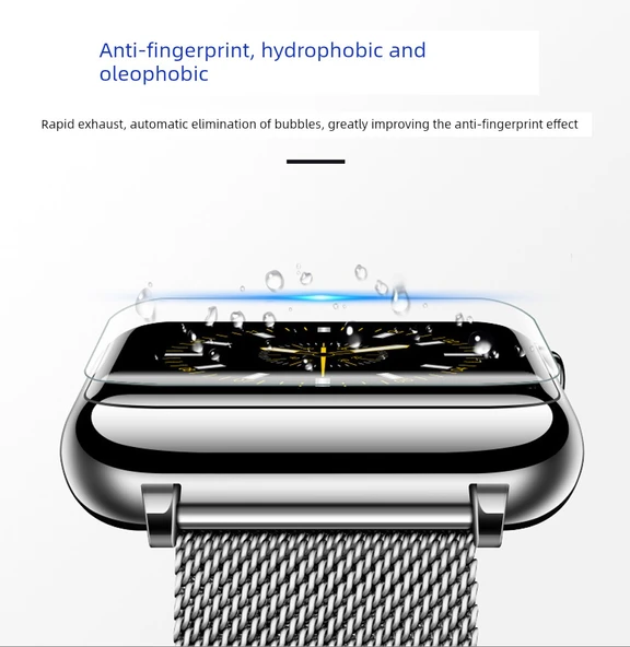 Apple Watch 42mm (1-3 Gen) Hidrojel Ekran Koruyucu Film - 2 Adet - 10