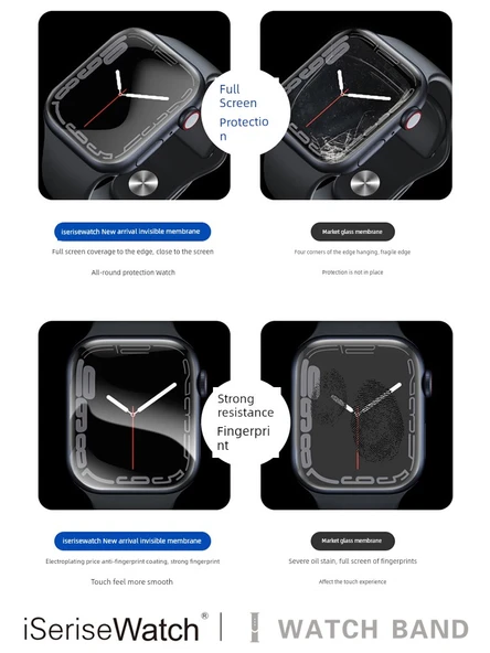 Apple Watch 42mm (1-3 Gen) Hidrojel Ekran Koruyucu Film - 2 Adet - 3