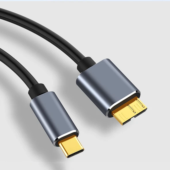 USB 3.0 Yüksek Hızlı Data Kablosu - 1m, Type-C Alaşım Kılıf