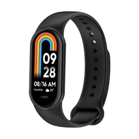 Xiaomi Mi Band 8 Beyaz Silikon Kordon - 6