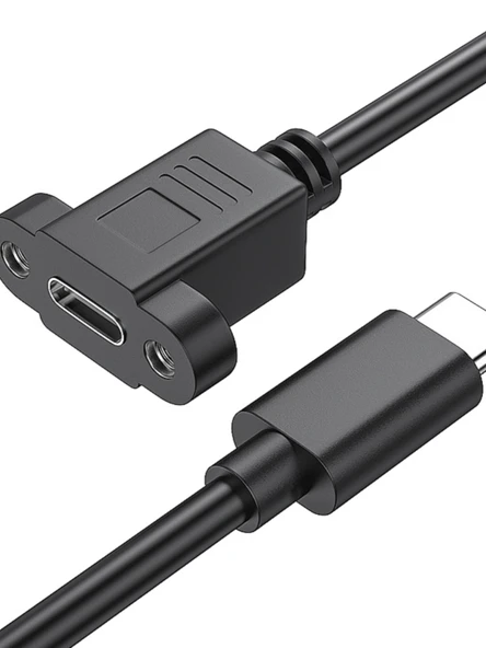 Type-C USB 3.1 Uzatma Kablosu - 0.5m - 16 Çekirdek - 10GPBS - 3