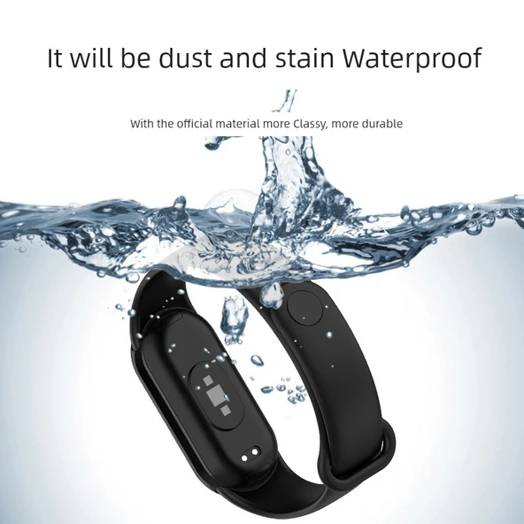 Xiaomi Mi Band 8 Gece Mavisi Silikon Kordon - 4
