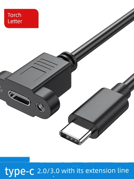 Type-C USB 3.1 Uzatma Kablosu - 1m - 16 Çekirdek - 10GPBS - 2