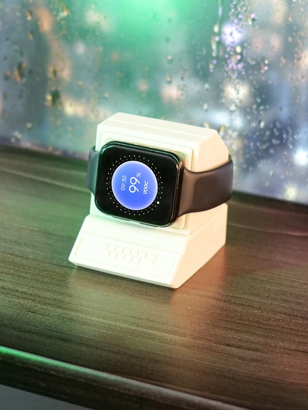 Taşınabilir Manyetik Saat Şarj Standı - Siyah - OPPO Watch X, 4pro, One Plus Watch 2, 3, 3Pro, SE - 3