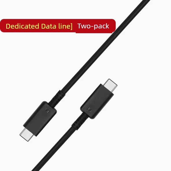 USB-C Data Kablosu 1.5m ve 2m (Şarj Başlığı Yok, İki Adet)