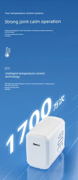 30W GaN PD Hızlı Şarj Aleti - Mor - 10