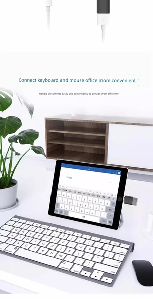 OTG Adaptörü - Type-C USB 3.0 - Siyah - 9