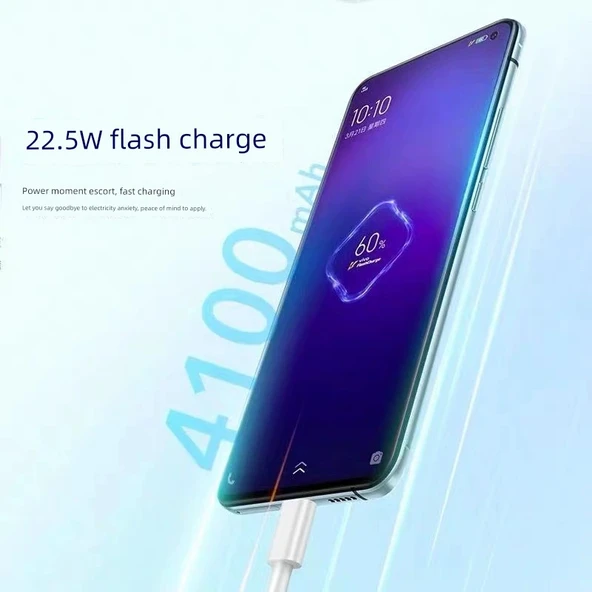 Vivo X27 (Snapdragon 675) Hızlı Şarj Aleti + 1 Metre Kapsül Kablo (Oyun) - 4