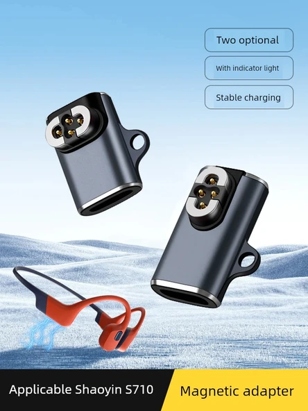 Shokz Kemik İletimli Kulaklık Şarj Kablosu - Type-C - AS800/S803/S810 Adaptör - 2