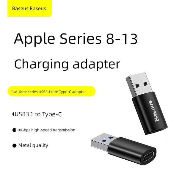 USB 3.1 - Type-C OTG Adaptör - Siyah