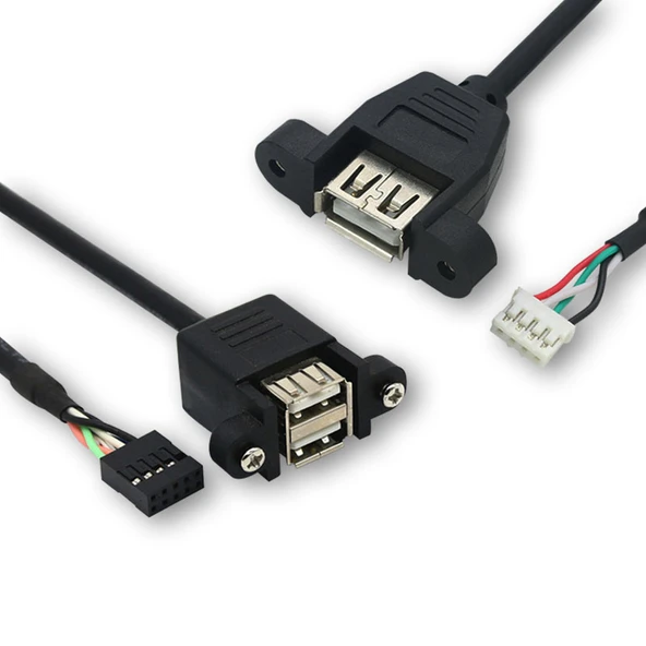 0.5m PH2.0 Terminal 4p - USB Dişi Tekli Kablo - 3