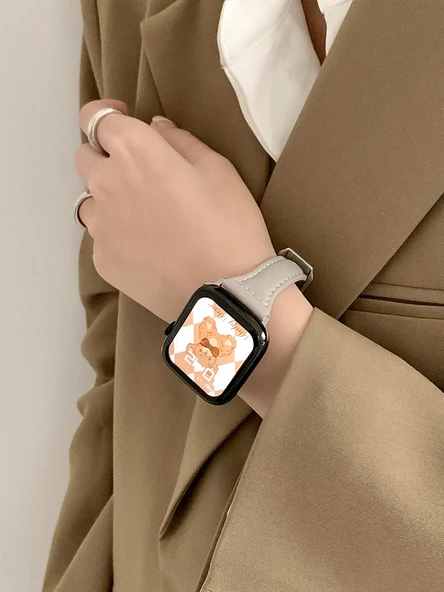 Redmi Watch 1/Value Edition Pembe Deri Kordon - 11