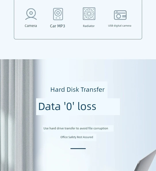 Çift USB 3.0 Örgülü Yüksek Hızlı Data Kablosu - 1m, Siyah - 9