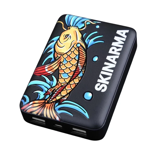 Mini Taşınabilir Şarj Aleti - 10000mAh - Japon Stili - Koi