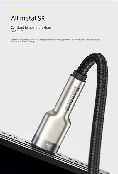 USB-C Lightning Hızlı Şarj Kablosu - Siyah 0.25m (PD20W Hızlı Şarj) - 11