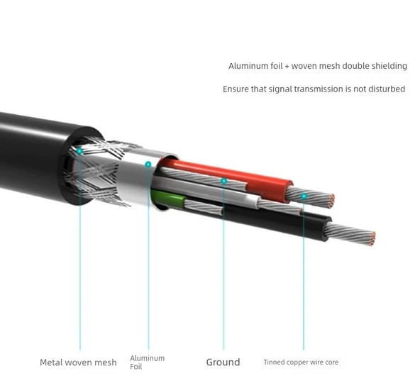 Micro USB Dirsekli Data Kablosu 2A Hızlı Şarj - 1 Metre - Sol Açılı - 8