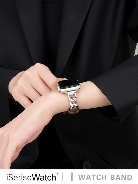 Apple Watch 42mm (1-3. Nesil) Uyumlu Koruyucu Film ile Deri Kordon - Bej - 4