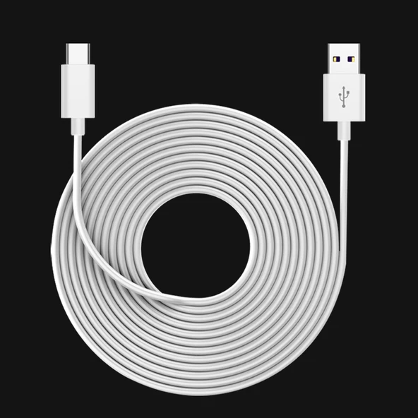 5A Süper Hızlı Şarj Type-C Data Kablosu - 10 Metre