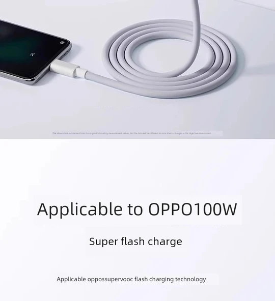 Type-C 100W Süper Hızlı Şarj Kablosu 1.5m - Tekli Paket - 9