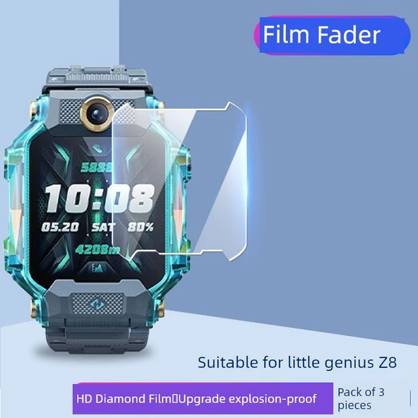Little Genius Z8 HDR Elmas Ekran Koruyucu 3 Adet - Z8/Z8A/Z8 Junior Edition