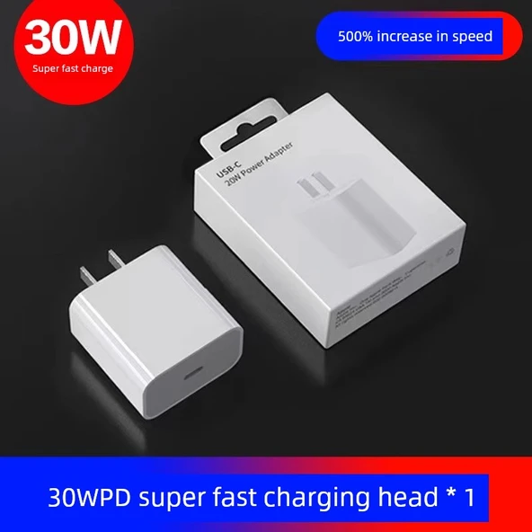 iPhone PD 30W Hızlı Şarj Başlığı