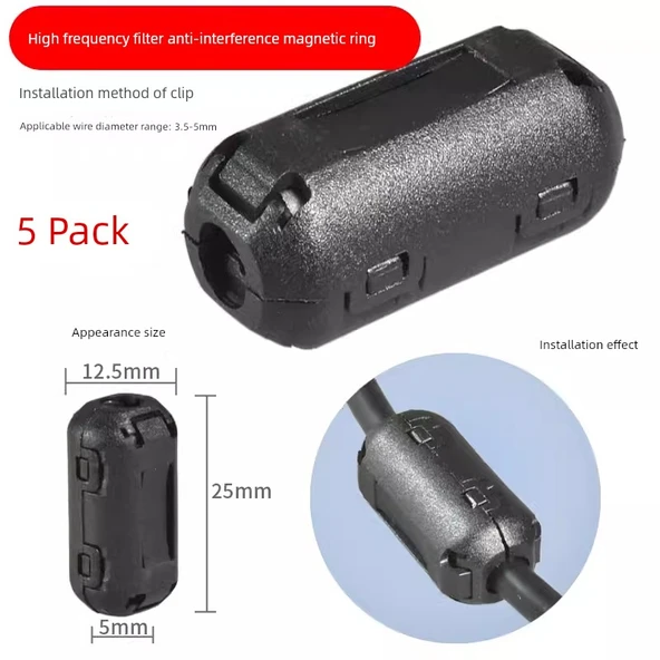 USB 3.0 Data Kablosu - 0.5m - Filtreli Manyetik Halkalı * 5