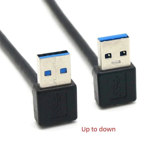 USB 3.0 Data Kablosu - 0.25m - Yukarıdan Aşağıya