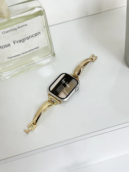 Siyah Paslanmaz Çelik Apple Watch Kordonu - 44mm (iWatch 4/5/6/SE) - 4