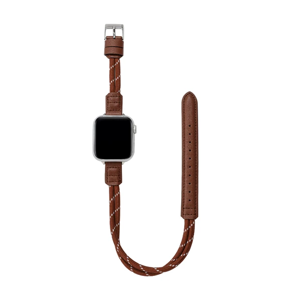38mm Kahverengi Apple Watch Kordon ve Kılıf (1~3. Nesil)