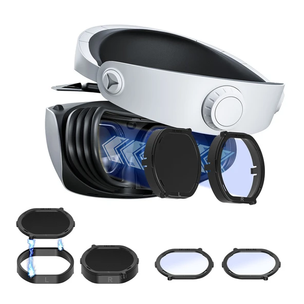 PlayStation VR2 Mıknatıslı Çizilme Önleyici Anti-Mavi Işık Gözlük Koruyucu - 5