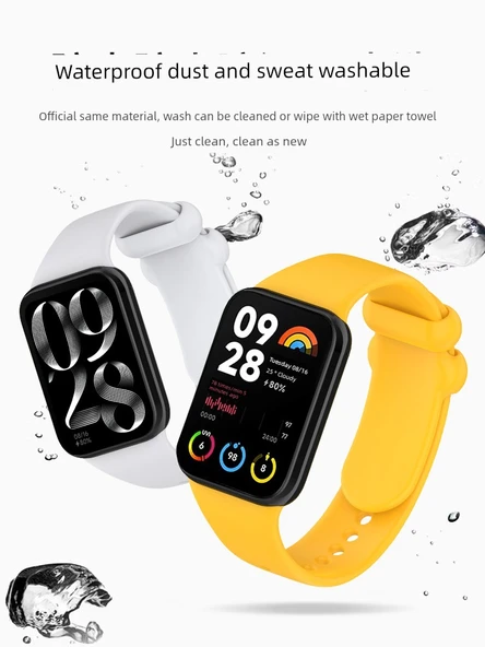 Xiaomi Bileklik 9Pro Silikon Kordon - Kaya Grisi - 5