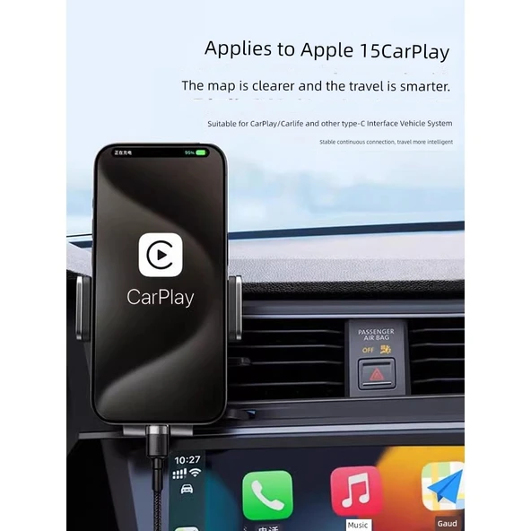 USB - Type-C Şarj ve Data Kablosu - Uzay Grisi 1m USB 18W iPhone 15 (İki Adet) - 3