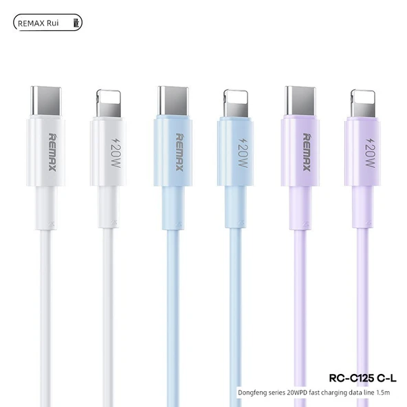 iPhone için 20W PD Hızlı Şarj 1.5 Metre Şarj Kablosu - Beyaz - 2